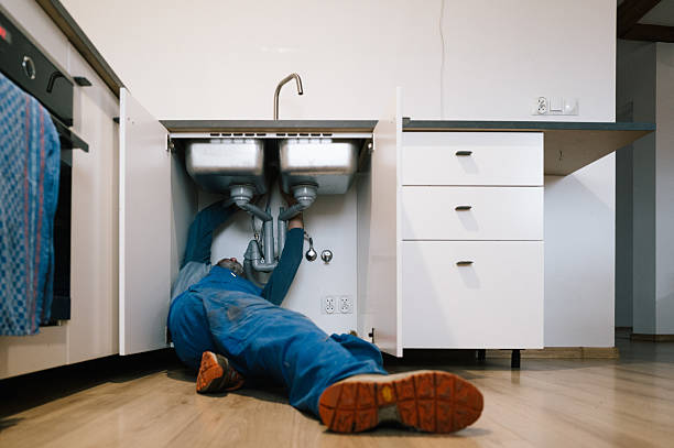Professional Leak Detection technician working in Colmar, PA